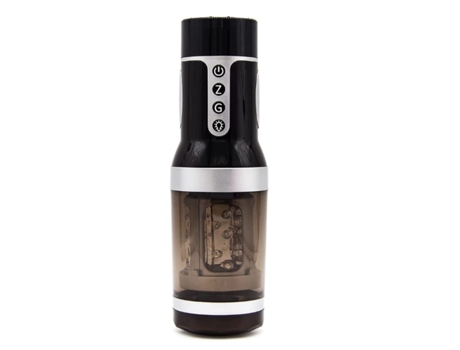 Masturbador para hombres Dispositivo de masaje para hombres Copa eléctrica Masturbador masculino automático hacia adelante Negro BISBISOUS