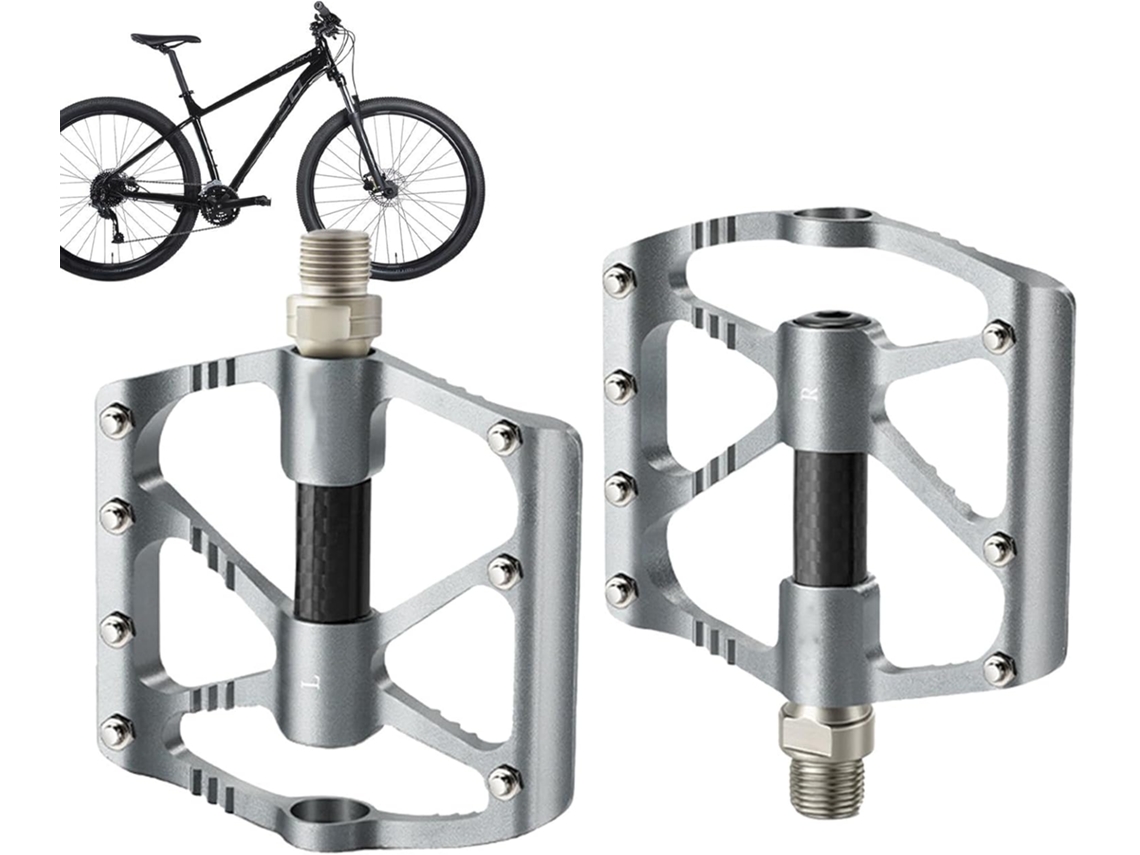 Pedales planos para bicicleta, reposapiés antideslizantes, pedales de aleación de aluminio Vayotoy