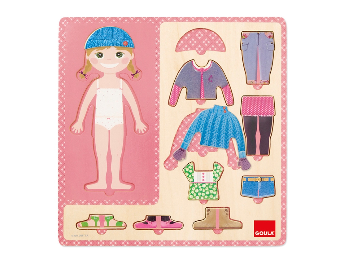 Puzzle JUMBO To Dress A Girl (10 Piezas)