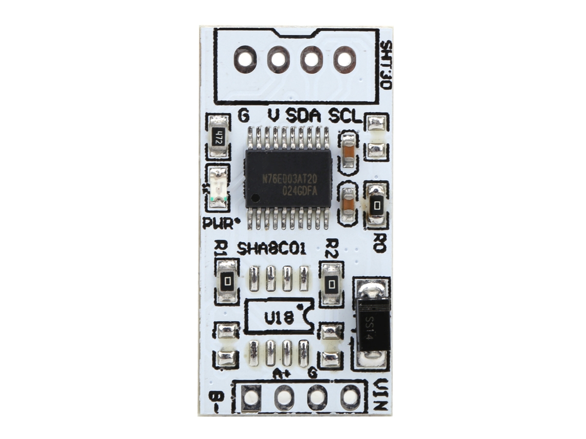 Módulo Sensor De Temperatura Y Humedad Rs232 Sha8c01 5v Para Sistemas Térmicos