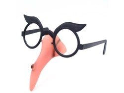 Gafas De Bruja Con Nariz Para Disfraces De Fiesta De Halloween, Accesorio Para Cosplay.