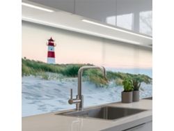 Paneles antisalpicaduras de cocina Lighthouse - Naturaleza - Playa 150x80 cm