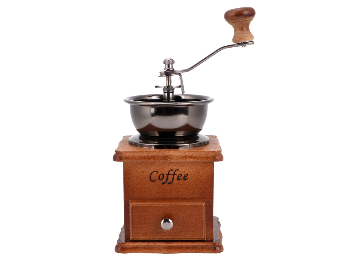 TRUYUETY Mini moedor de café manual estilo retrô, acessório de cozinha para casa