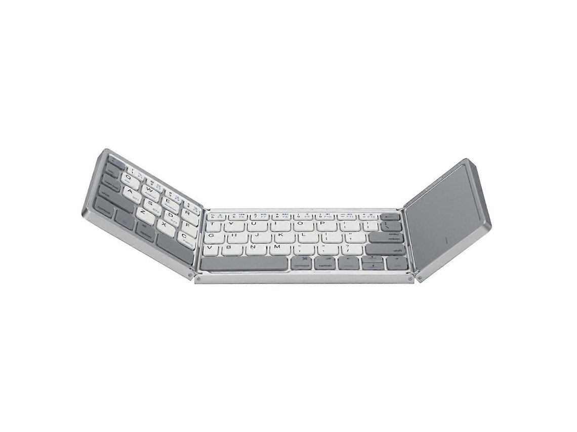 Teclado Bluetooth plegable con panel táctil, teclado inalámbrico para oficina*