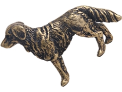 Estatua Perro Cobre Ligera Portátil Decoración Hogar Adorno Elegante Oficina Escultura Decorativa Hecha Mano