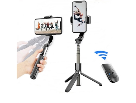 Selfie Stick WELUOT L08 (Android 4.3 - iOS 5.2 - 4 - 6.1'' - Negro)