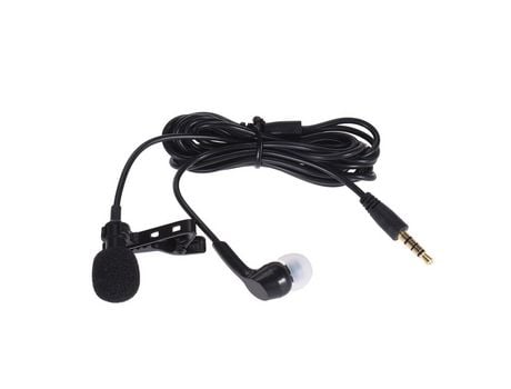 Mini micrófono de solapa con clip, micrófono, auricular, condensador omnidireccional, manos libres, conector de 3,5 mm para iPhone 6/6 plus/5, iPad...