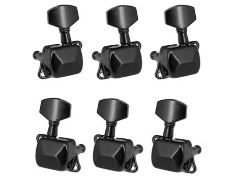 6 Piezas Clavijas de Afinación de Cuerdas de Guitarra Clavijas de Afinación Semicerradas Afinadores para Guitarra Eléctrica Guitarra Acústica (3 Iz...
