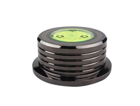 Estabilizador de peso récord, 50Hz, nivel de burbuja, detección de velocidad, tocadiscos, estabilizador de disco LP, abrazadera para tocadiscos de ...