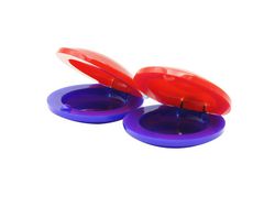 2 uds castañuelas para dedos instrumento de percusión juguete Musical para niños pequeños educación Musical temprana multicolor