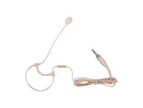 Micrófono condensador ligero con gancho para la oreja, micrófono con conector XLR de 3 pines para transmisor de petaca inalámbrico tipo 1