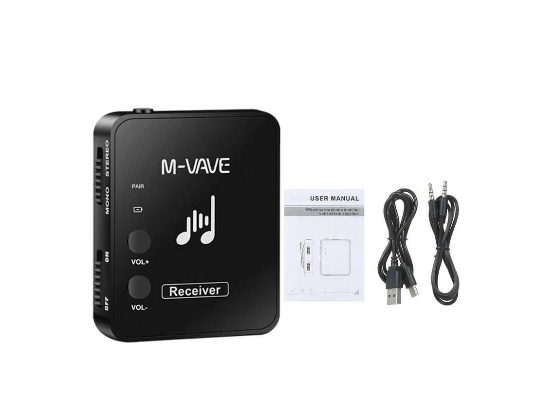M-VAVE WP-10 2.4GHz Sistema de transmisión de monitor de auriculares inalámbrico Transmisor y receptor recargables #2