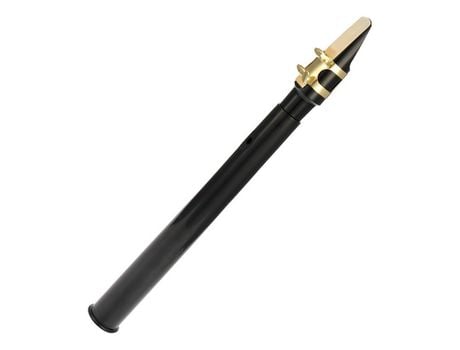 Saxofón de bolsillo negro Mini saxofón portátil pequeño saxofón con bolsa de transporte instrumento de viento de madera negro