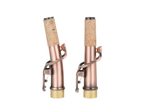 Cuello de saxofón Conector de 16,7 mm de diámetro Latón Lacado en verde Saxofón Curvado y cuello recto Piezas de saxofón Accesorios para saxofón so...