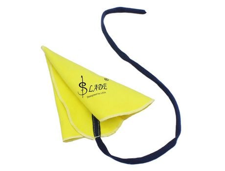 Clarinete Piccolo Flauta Saxofón Paño de limpieza para tubo interior amarillo