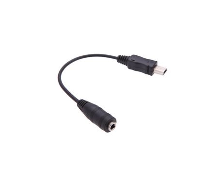 Cable adaptador de micrófono mini USB a micrófono de 3,5 mm para cámara Gopro HD Hero 1 2 3 3 4