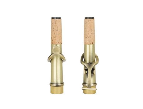 Cuello de saxofón Conector de 16,7 mm de diámetro Latón Lacado en verde Saxofón Curvado y cuello recto Piezas de saxofón Accesorios para saxofón so...