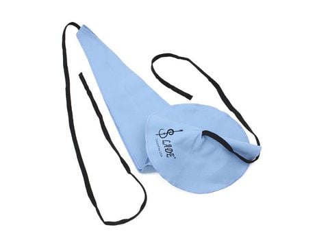 Herramienta de limpieza de saxofón alto tenor, paño de Material de fibra ultrafina para tubo interior de saxofón, azul azul