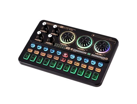 Mezclador multifunción SK900, Kit de tarjeta de sonido Digital portátil, mezclador profesional en vivo, dispositivo de efecto de tarjeta de sonido ...