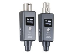 1 Par de Microfone Sem Fio Sistema Microfone Transmissor Sem Fio 