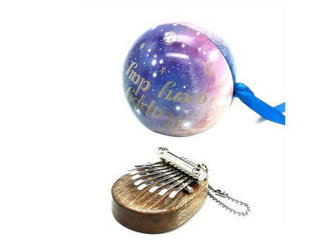 Mini piano de pulgar portátil Kalimba de 8 teclas #1