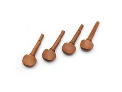 Juego de clavijas de afinación para violín, tamaño 4/4, 4 Uds., madera de azufaifo, repuesto de madera para violín de tamaño 4/4