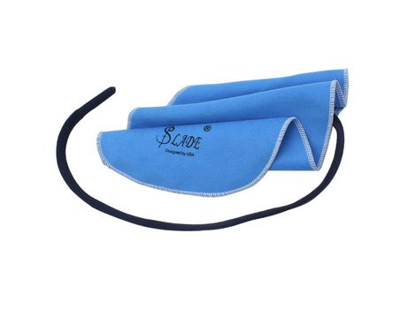 Clarinete Piccolo Flauta Saxofón Paño de limpieza para tubo interior azul