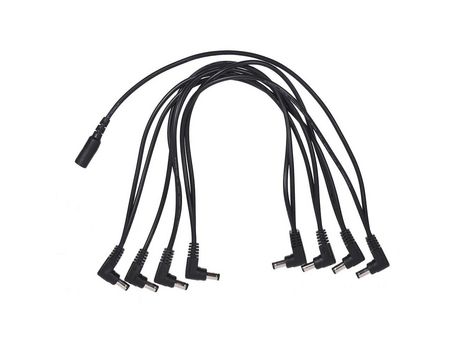 Cable divisor de alimentación para efectos de guitarra JOYO CM-26, cadena tipo Margarita de 8 vías para efectos de bajo de guitarra DC 9V 1#