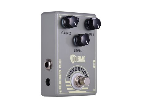 Pedal de distorsión Dolamo D-5 Mark IV con efecto de distorsión para guitarra eléctrica gris