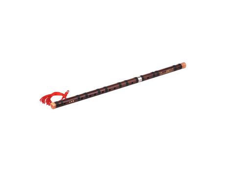 Instrumento tradicional chino con llave C, flauta de bambú amargo Dizi con nudo chino para principiantes 1#