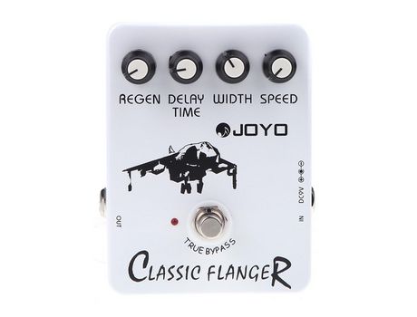 Pedal de efectos de guitarra Joyo JF-07 Classic Flanger con diseño True Bypass