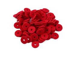 90 Uds. Almohadillas de arandelas de Piano de fieltro para accesorios de afinación de Piano rojo