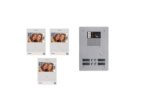 Kit vídeo colectivo BUS 2 hilos G2P 3 llamadas - GKVG2P/203 GOLMAR