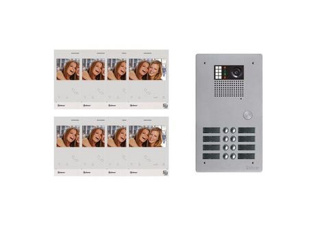 Kit vídeo colectivo BUS 2 hilos G2P 8 llamadas - GKVG2P/208 GOLMAR