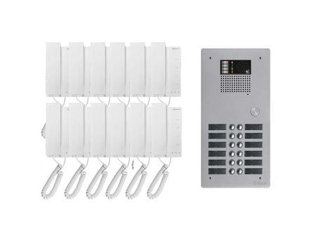 Kit audio colectivo BUS 2 hilos G2P 12 llamadas - GKAG2P/212 GOLMAR