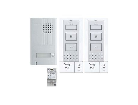 Kit de portero electrónico manos libres 2 hilos AIPHONE