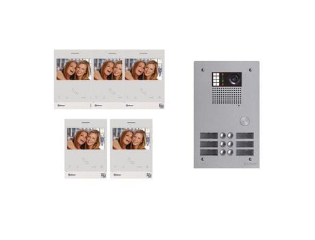 Kit vídeo colectivo BUS 2 hilos G2P 5 llamadas - GKVG2P/205 GOLMAR