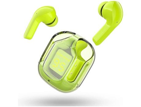 Auricular Bluetooth Verdadero Sin Cable Verde Claro DIDITALLAB