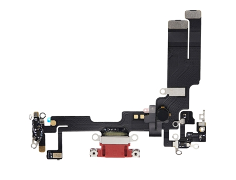 Conector de Carga Lightning para iPhone 14 con Micrófono Rojo CLAPPIO