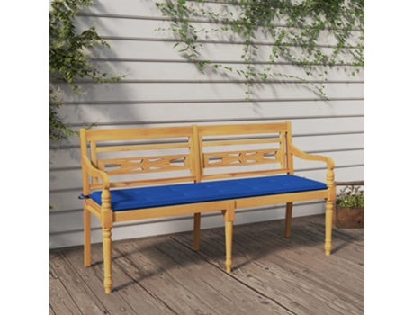 Banco VIDAXL Marrón Teca (150 cm)