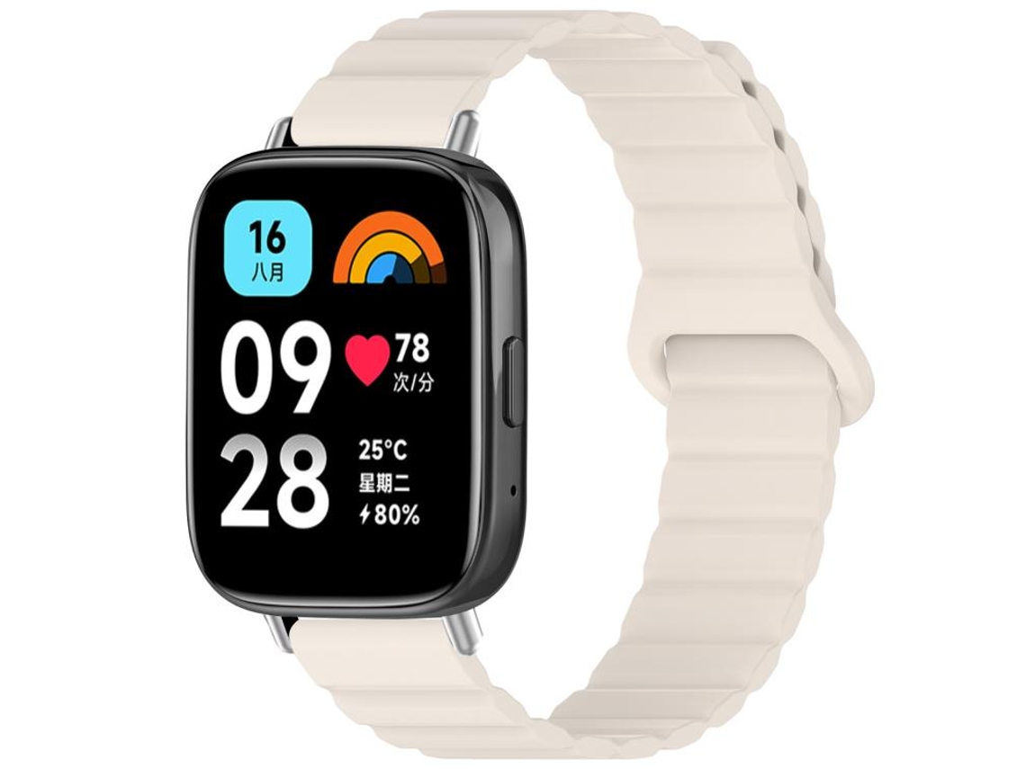 Correa magnética de silicona para Redmi Watch 3 Active / Lite - Brillante
