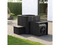 Saunamo Brown Cube Baño de hielo