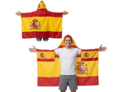 Set Accesorios Hincha Fútbolcapa Bandera España Talla Única (3×5 Pies), Artículos De Animación Deportiva
