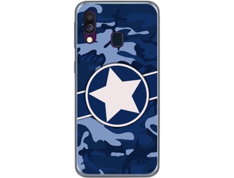 Carcasa Samsung Galaxy A40 TUMUNDOSMARTPHONE Camuflaje 03 Multicolor