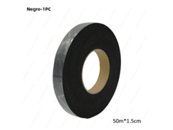 (negro 1 Pc)50 Metros En Rollo No Tejido De Doble Cara Interlineado Fusible Ropa Planchado Bolsa Cinta Lateral Pantalones Borde Corto