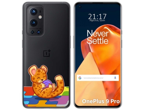 Carcasa OnePlus 9 Pro 5G TUMUNDOSMARTPHONE Dibujos Transparente Multicolor