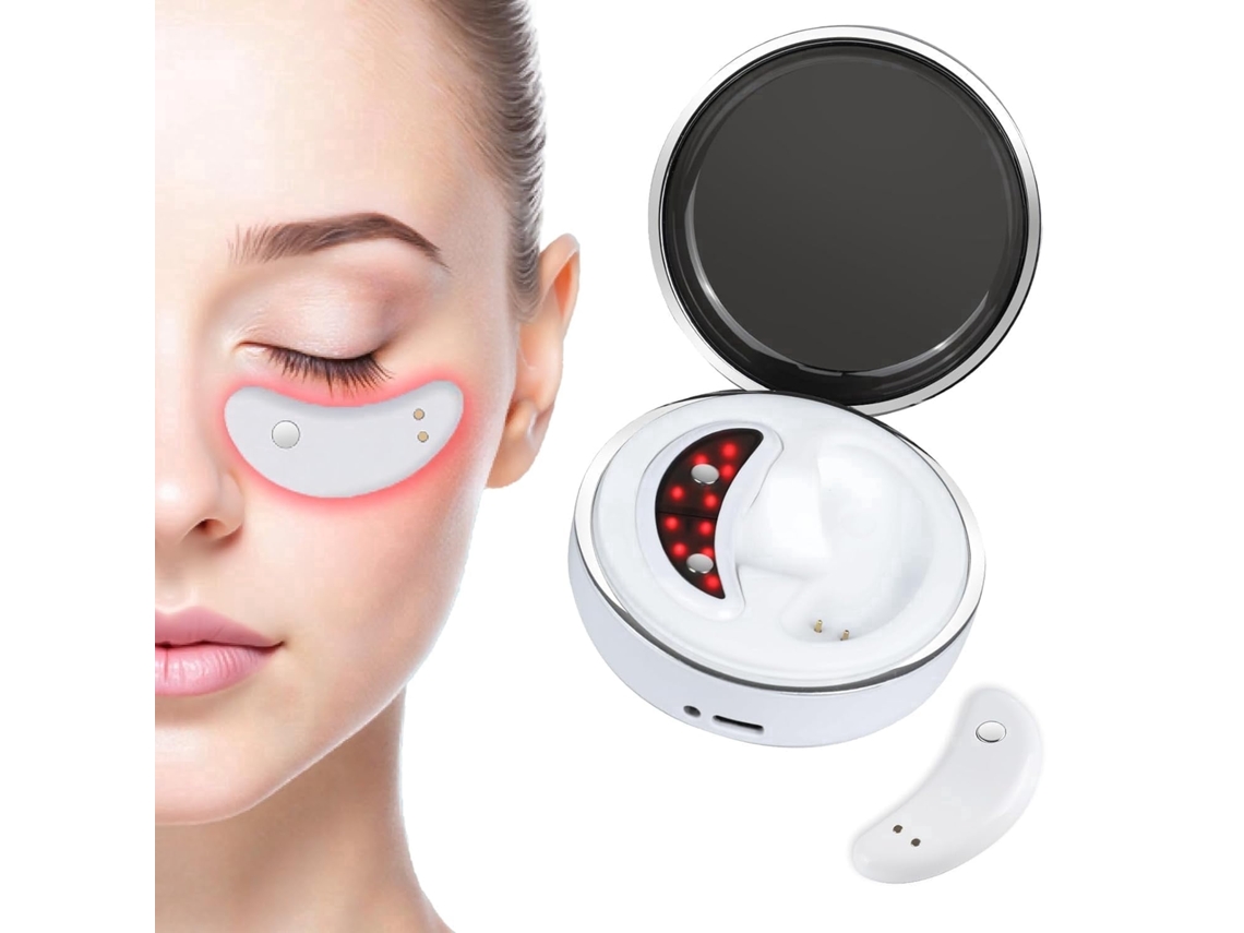 Dispositivo LED inalámbrico para el cuidado de los ojos, 3 modos, reduce las ojeras y la hinchazón, perfecto para uso doméstico STELASPLEN