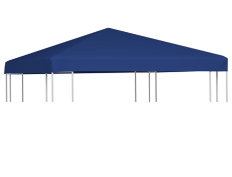 vidaXL Toldo de cenador 310 g/m² 3x3 m azul
