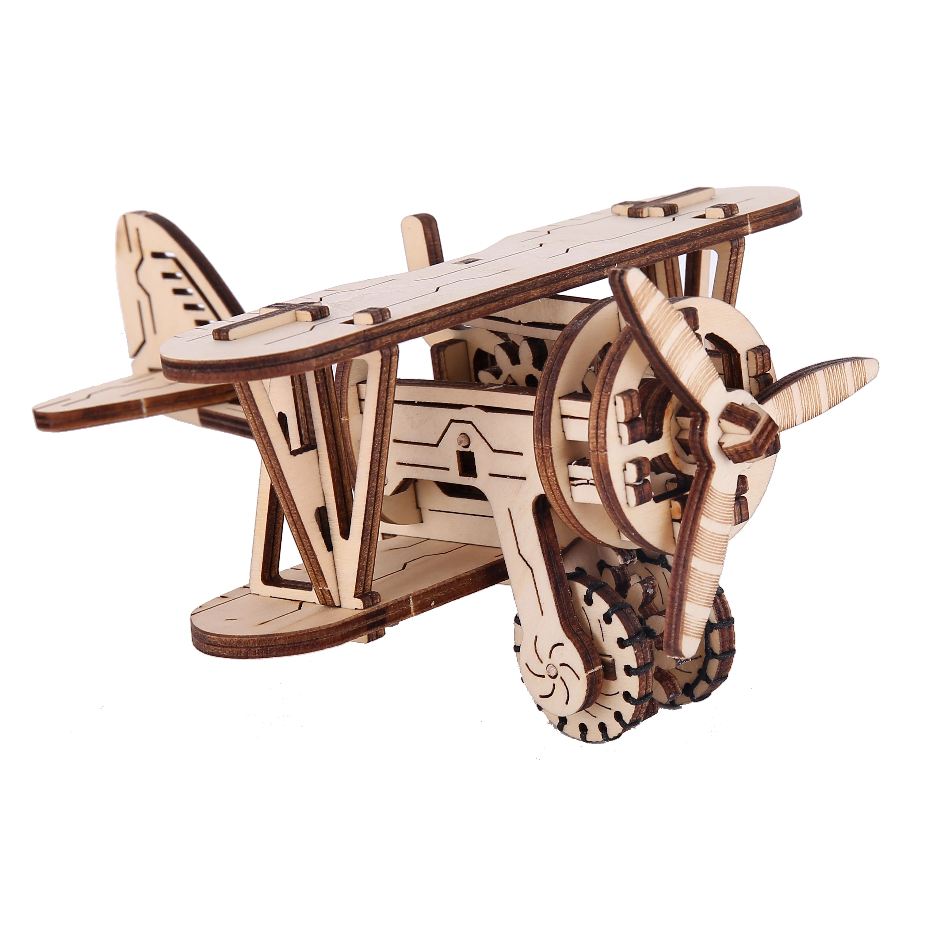 Rompecabezas 3D, juguetes de madera para armar, maquetas de aviones, regalos