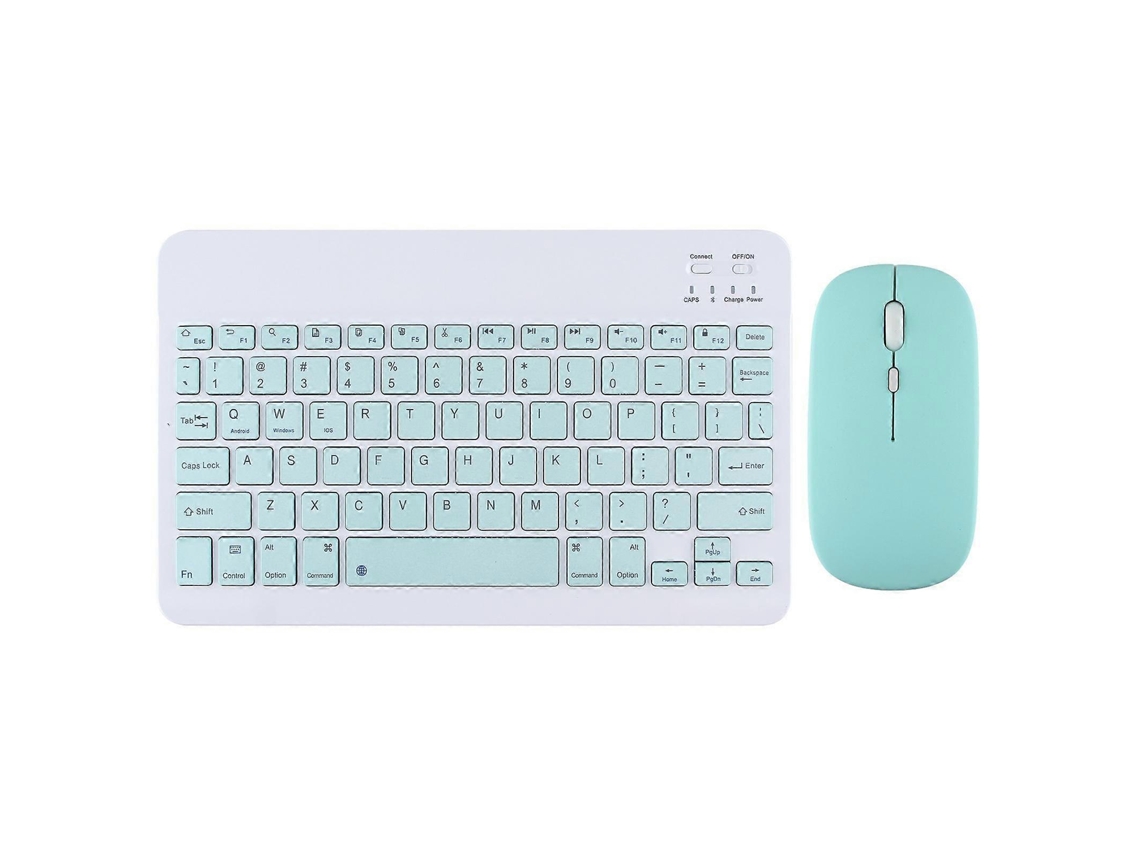 Teclado inalámbrico para iPad, teclado y ratón Bluetooth, mini teclado Android para tableta, iPad Pro 12 Ly Ebike